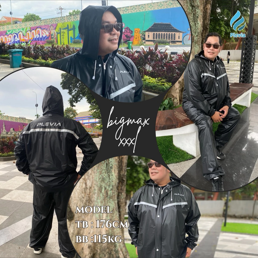 PLEVIA Bigmaxx XXXL เสื้อกันฝนผู้ใหญ่ รุ่น 1817 เสื้อและกางเกง thumbnail 10