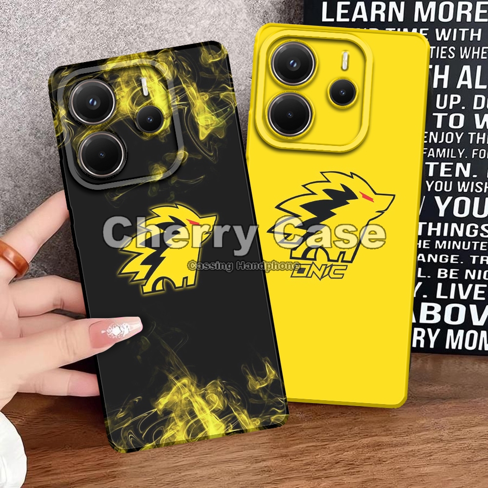 Cherry Acc QW13 SoftCase Pro กล้อง Motif Onic สําหรับ Redmi หมายเหตุ 14 4G/5G Kesing กรณี Hp Cassing