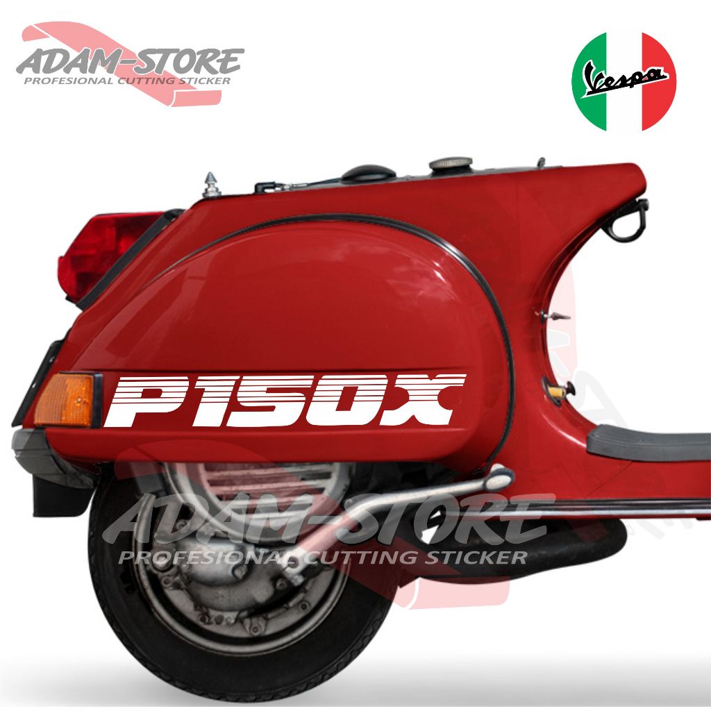 VPX1 Vespa P150X Sticker / สติ๊กเกอร์มอเตอร์ไซค์ Vespa PX / สติ๊กเกอร์มอเตอร์ไซค์ Vespa PX 150 x