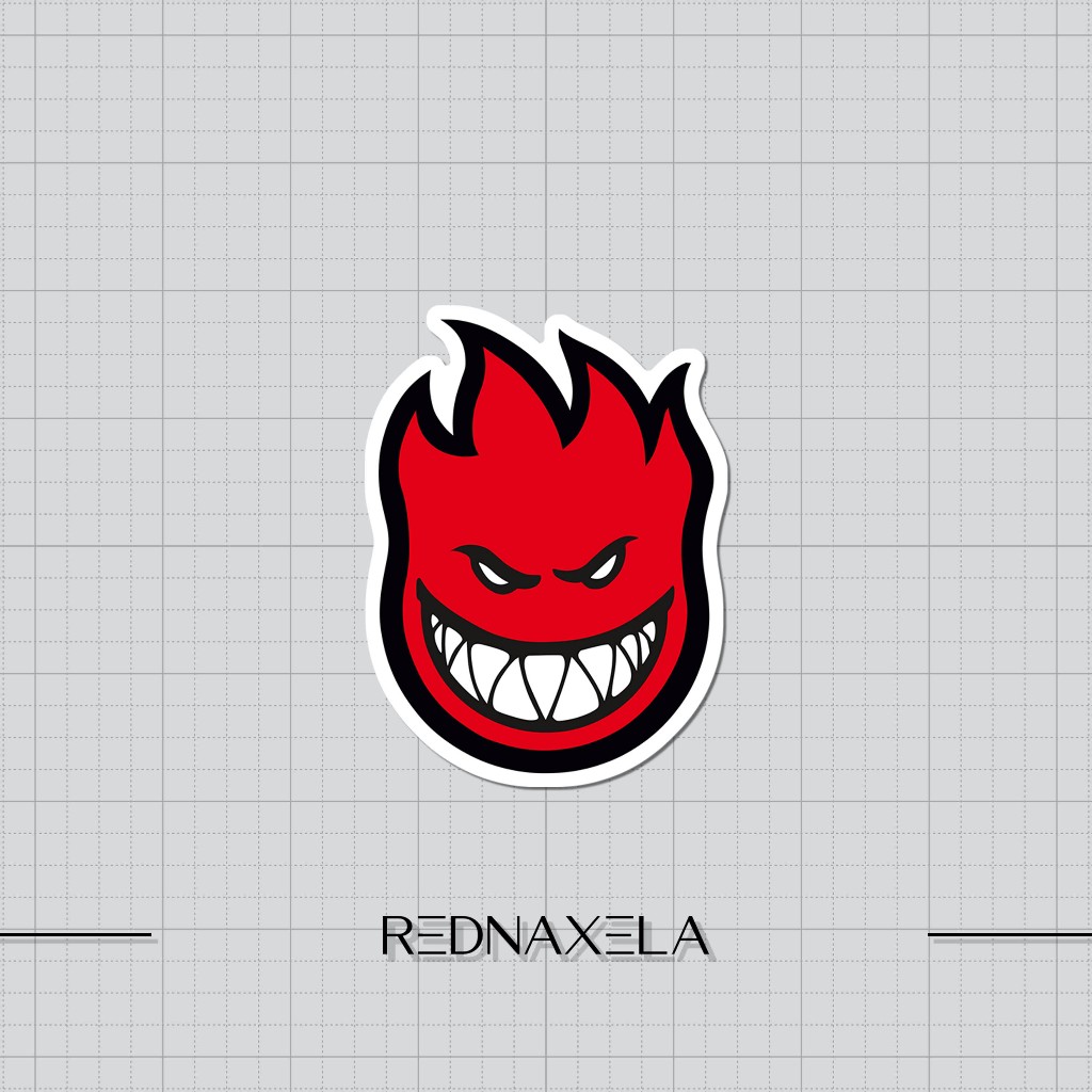 โลโก้ Spitfire สติกเกอร์ไวนิลสติกเกอร์กระเป๋าเดินทางกันน้ํากลางแจ้ง