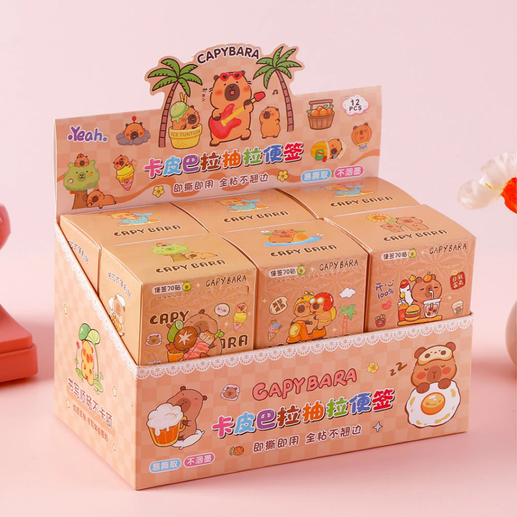 CAPYBARA CHARACTER NAME LABEL STICKERS 70 แผ่น – อุปกรณ์เสริม JUMBO
