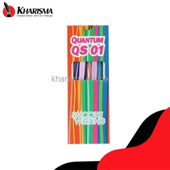 LILIN Quantum Wax PEN QS 01 COTENTS 12PCS / QUANTUM QS-01 SPIRAL PEN (1 แพ็ค)