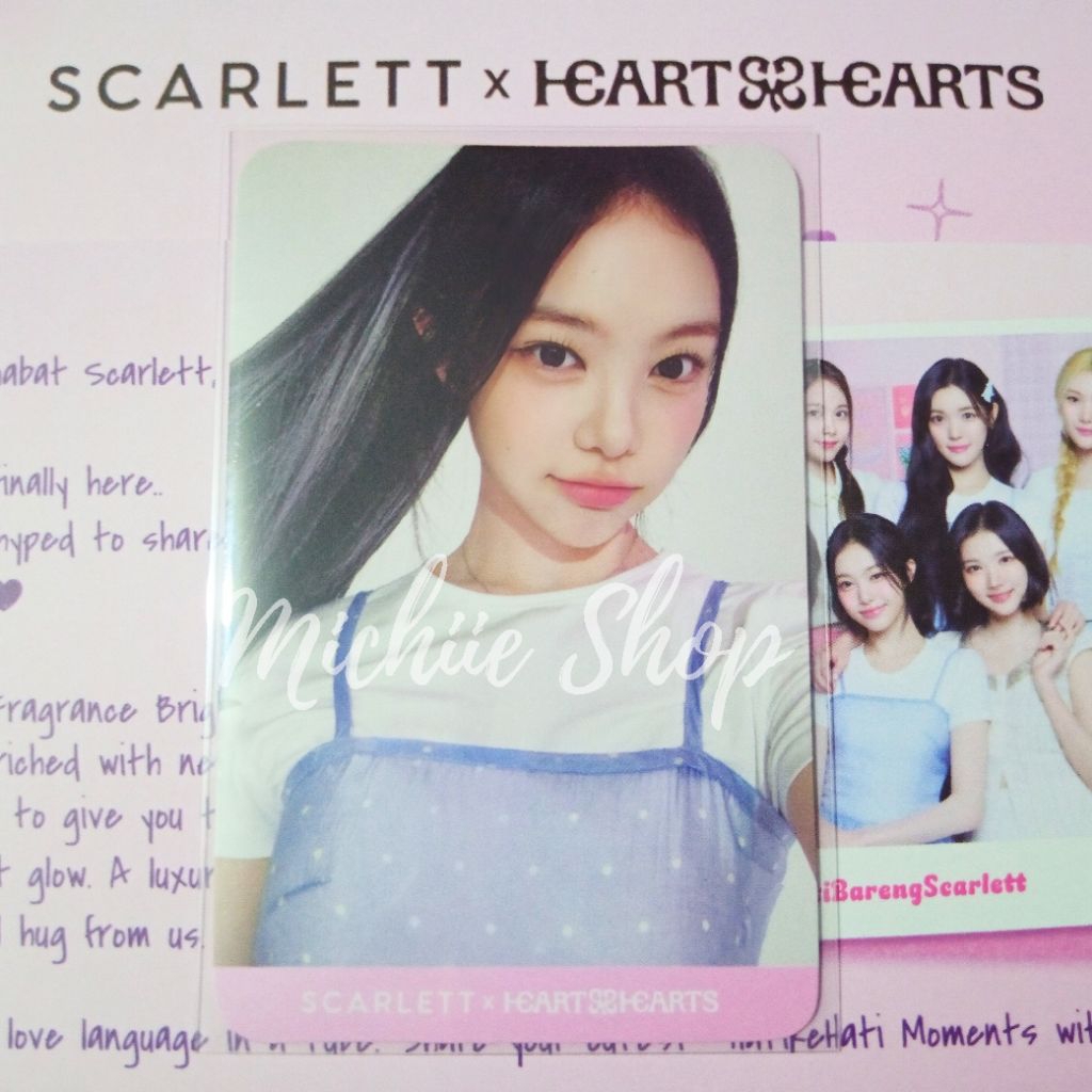 Ian Hearts2Hearts x Scarlett Photocard | การ์ดรูปถ่ายอย่างเป็นทางการของ Scarlett x Hearts2Hearts | P