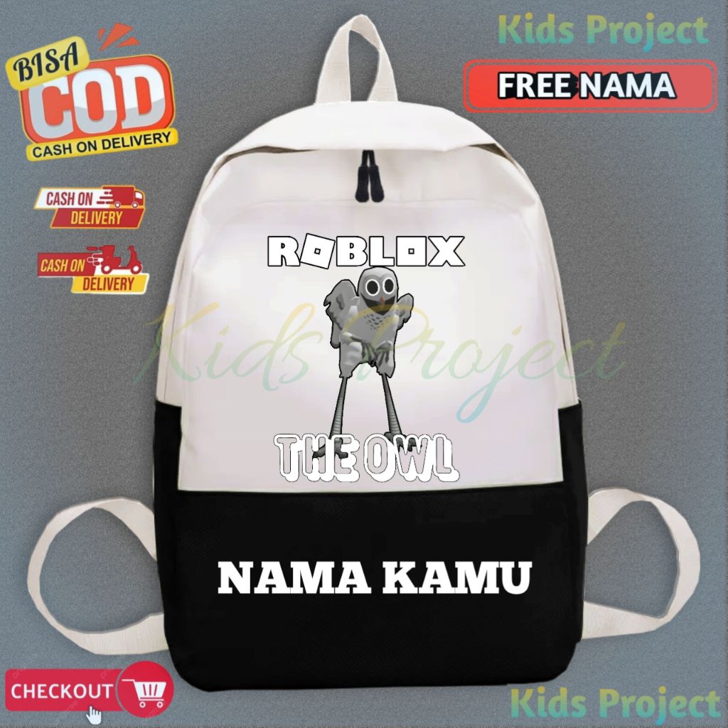The Owl 99 Nights in the Forest Roblox Character Childrens Backpack - กระเป๋านักเรียนเด็กโรงเรียนอนุ