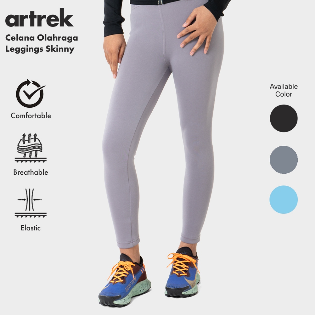 Artrek กางเกงกีฬาเลกกิ้งกีฬาผอมโยคะฟิตเนสแอโรบิกวิ่ง