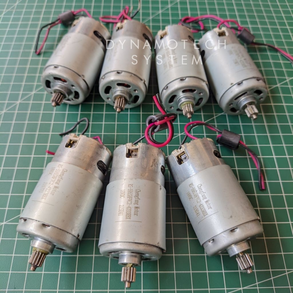 Dynamo Motor DC 18V RS-895 – ความเร็วสูงและแรงบิดสูง