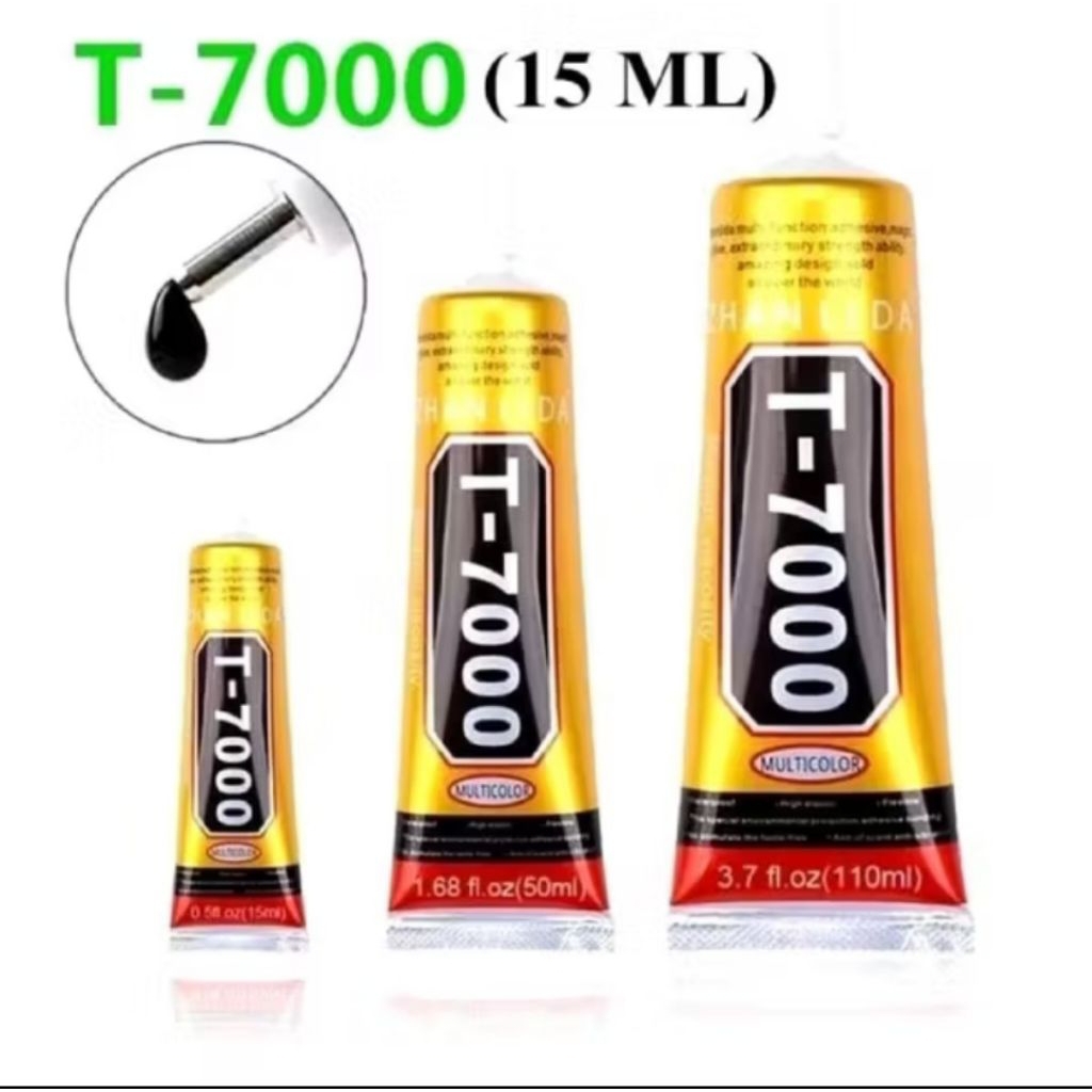 T7000 TOUCHSCREEN GLUE - T7000 LCD GLUE - HP ACCESSORIES GLUE - HP GLUE - 15ML ของเหลวสีดํา