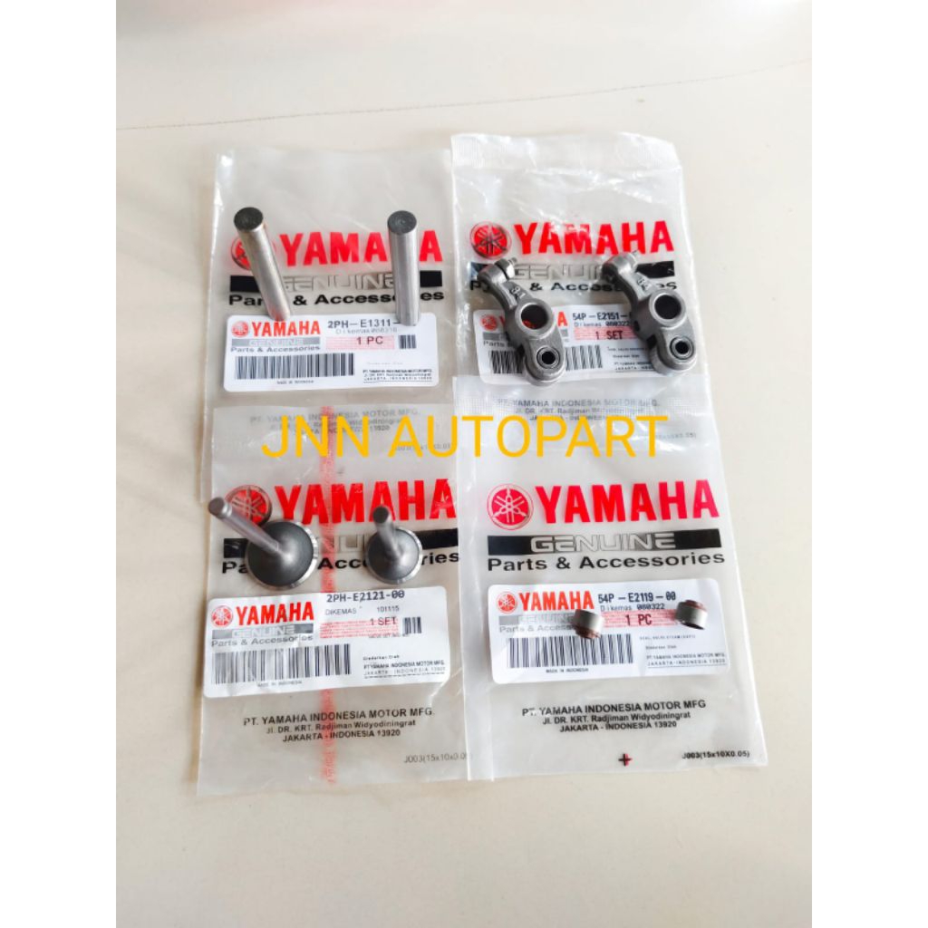 VALVE PLATUK PACKAGE + PEN CONTENTS 4 MACEM MIO M3/MIO Z/X RIDE 125/FINO 125/MIO S 125/SOUL GT 125