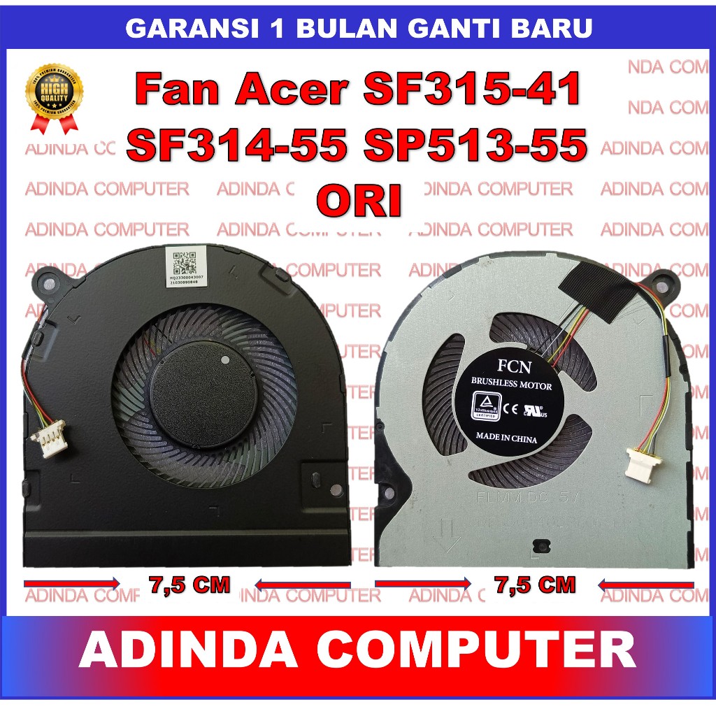 พัดลม Acer Swift 3 SF315-41 SF315-51 SF314-55 SP513-55 SF315-51G SF315-54 SF314-57 SF314-57 SF314-57