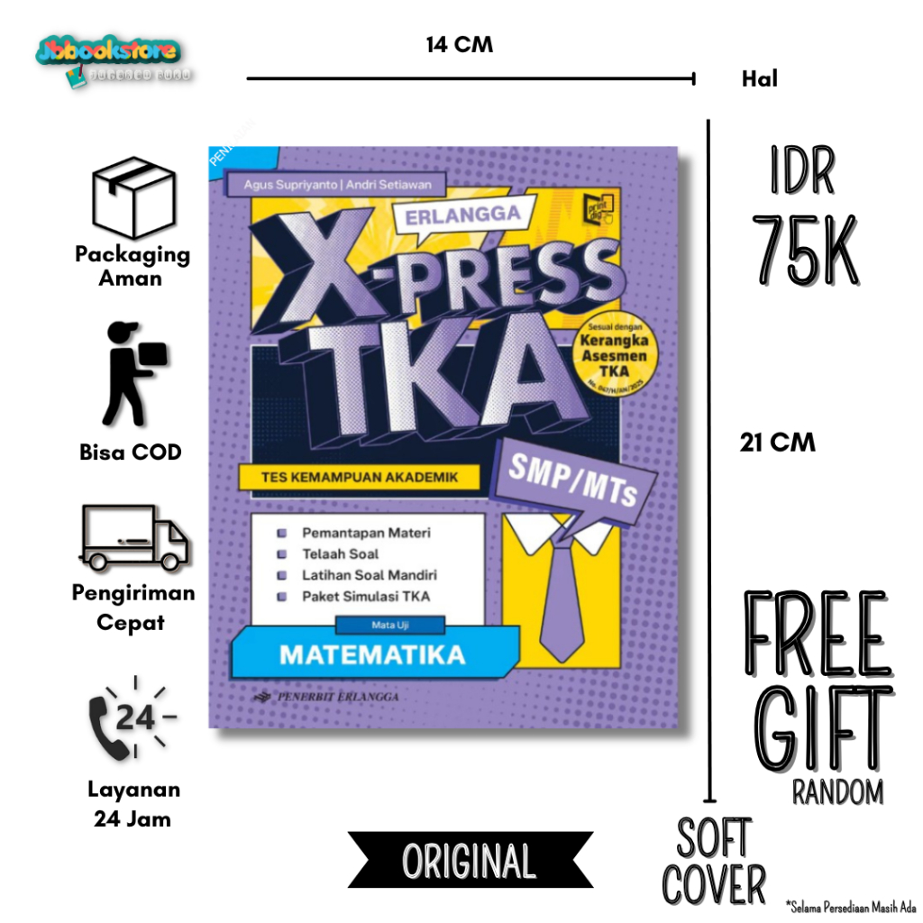 (RALANGGA) Xpress TKA SMP / MTS 2026 + ANSWER KEY / TKA คณิตศาสตร์ SMP 2026 / TKA SMP