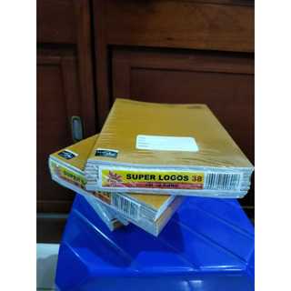 [ PAK ] Buku Tulis SUPER LOGOS by Vision / SKOLA by Sidu SAMPUL COKLAT Paperone  isi 38 Lembar Grosir Murah Isi 10 Buku