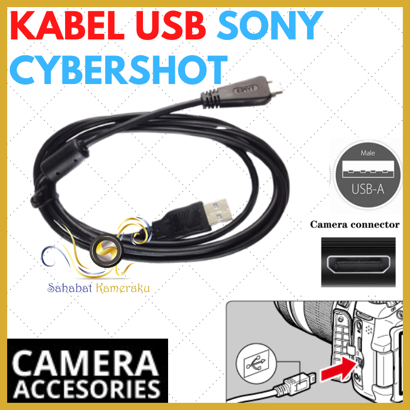 USB PC Sync ข้อมูลสายสําหรับ Sony CyberShot T500 W210 W220 W230 W240 DSC-WX5C WX7 WX9 WX10 T99C T99D