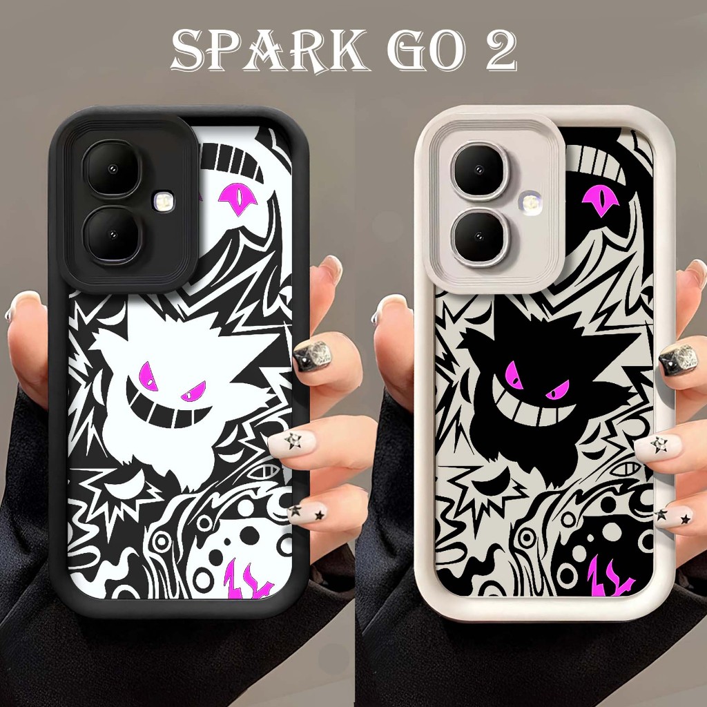 เคสลายนูนกล้อง HP Softcase Pro สําหรับ Spark Go 2 - Softcase Spark Go 2 - Silicon Spark Go 2 - เคสแบ