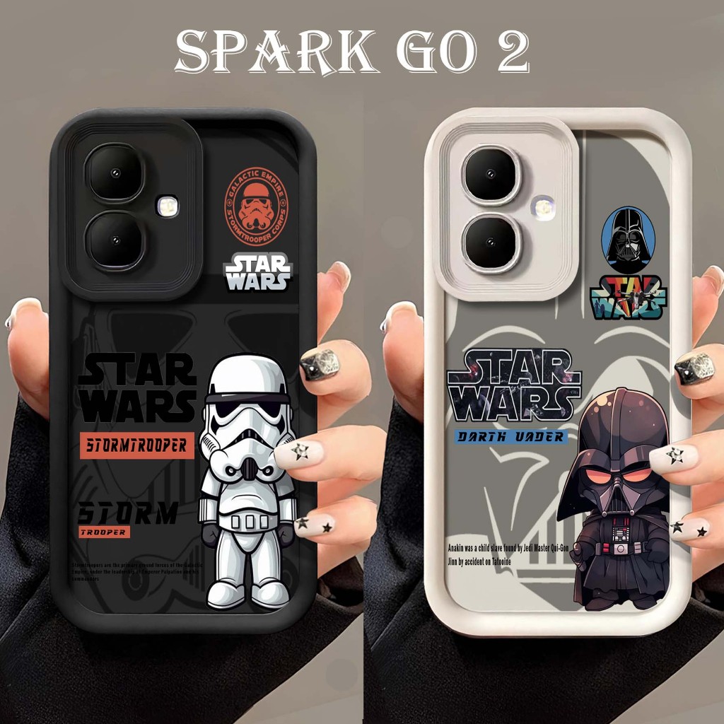 เคสลายนูนกล้อง HP Softcase Pro สําหรับ Spark Go 2 - Softcase Spark Go 2 - Silicon Spark Go 2 - เคสแบ