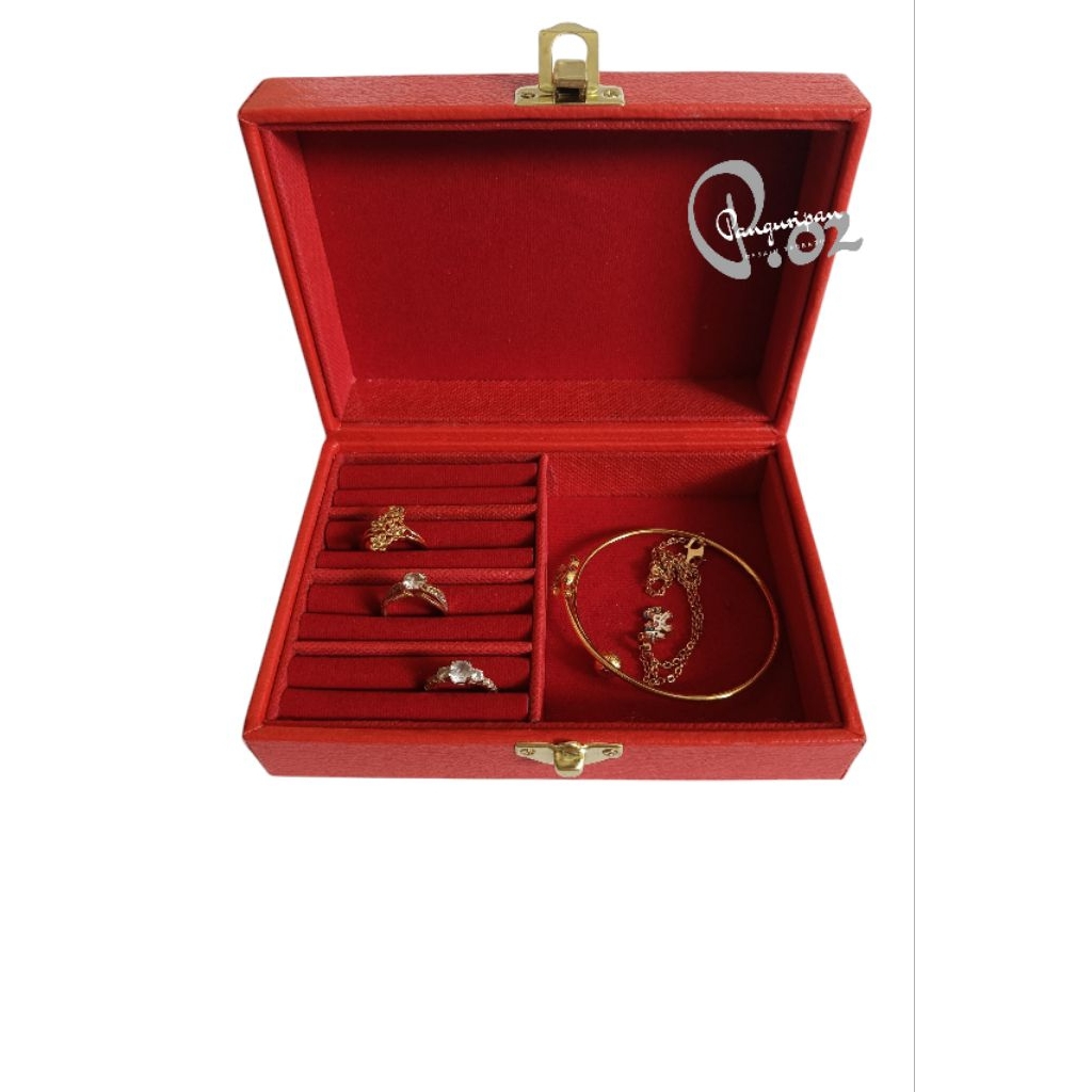 NEW JEWELRY BOX สามารถใช้แล้วสําหรับ 12 RINGS และ 1 กล่อง EMPTY สําหรับ LM, ROUND BRACELET, สร้อยคอ,