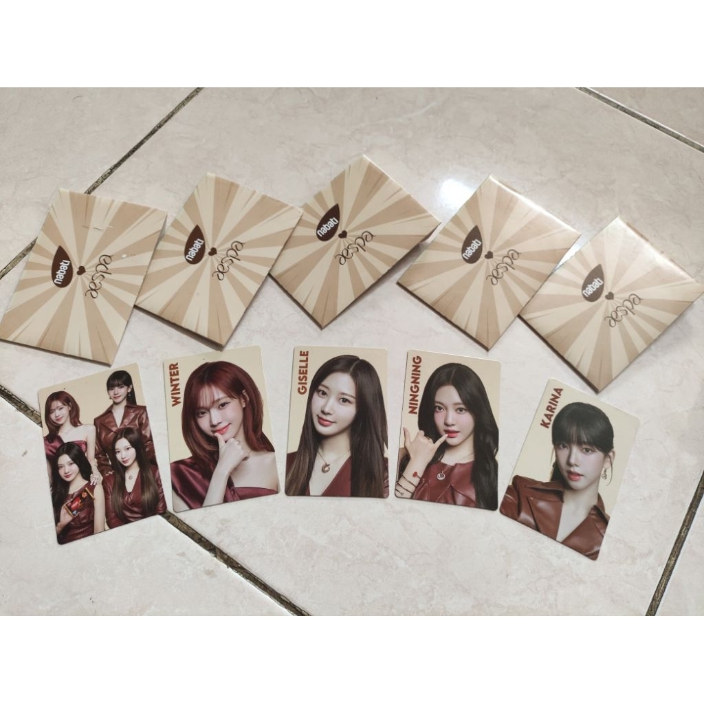 Photocard pc aespa x nabati อย่างเป็นทางการ