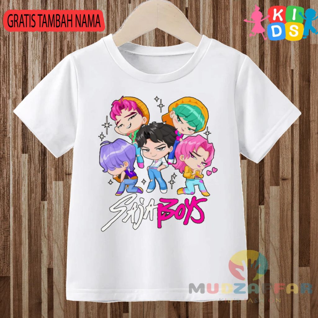 เสื้อยืดเด็กเท่านั้น BOYS KPOP DEMON HUNTERS เสื้อยืดเท่านั้น BOYS SODA POP