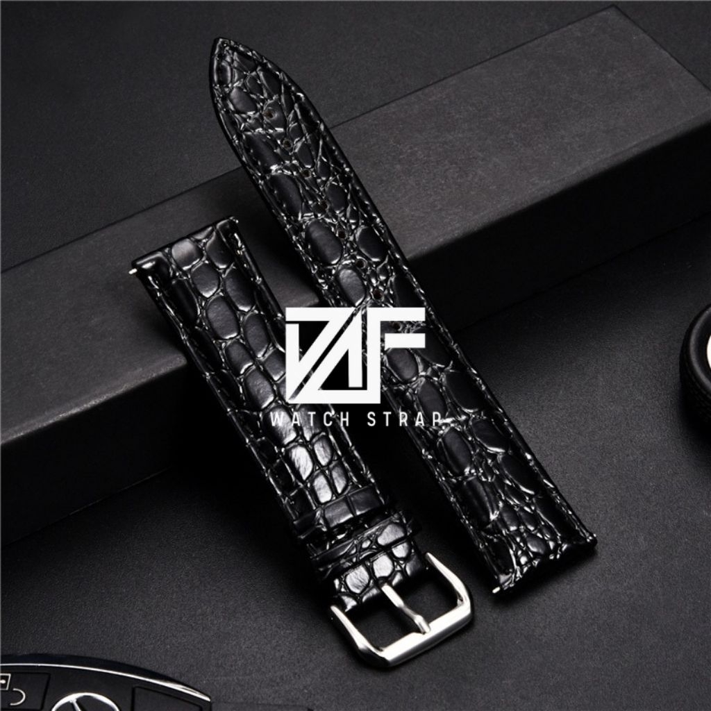 HANDMADE LEATHER ALLIGATOR STRAP CROCO WATCH STRAP 12MM 14MM 16MM 18MM 20MM 22MM QUICK RELEASE