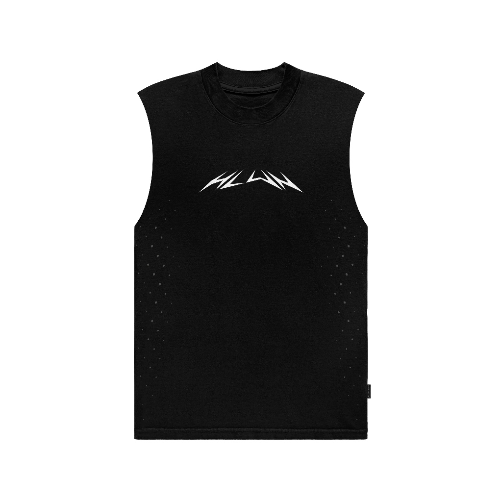 HLWN Running Unisex Muscle Tee สีดํา - Luzern