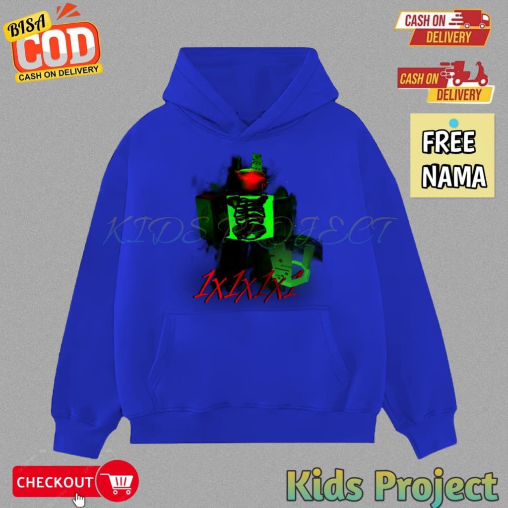 Killers Character Kids Hoodie Sweater 1x1x1x1 FORSAKEN Roblox ใหม่ - รูปที่ 6