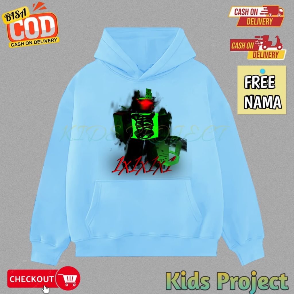 Killers Character Kids Hoodie Sweater 1x1x1x1 FORSAKEN Roblox ใหม่ - รูปที่ 7