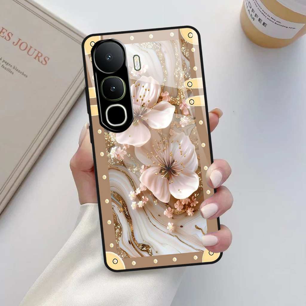 [AR44] เคสสําหรับ Vivo Y400 4G Y400 5G ล่าสุด - SOFTcase Glass Kaca Vivo Y400 4G/5G - เคส Y400 - เคส