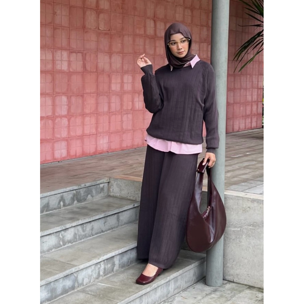 MABELLE - Aurum Set Knit One Set - กระโปรงผ้าถัก