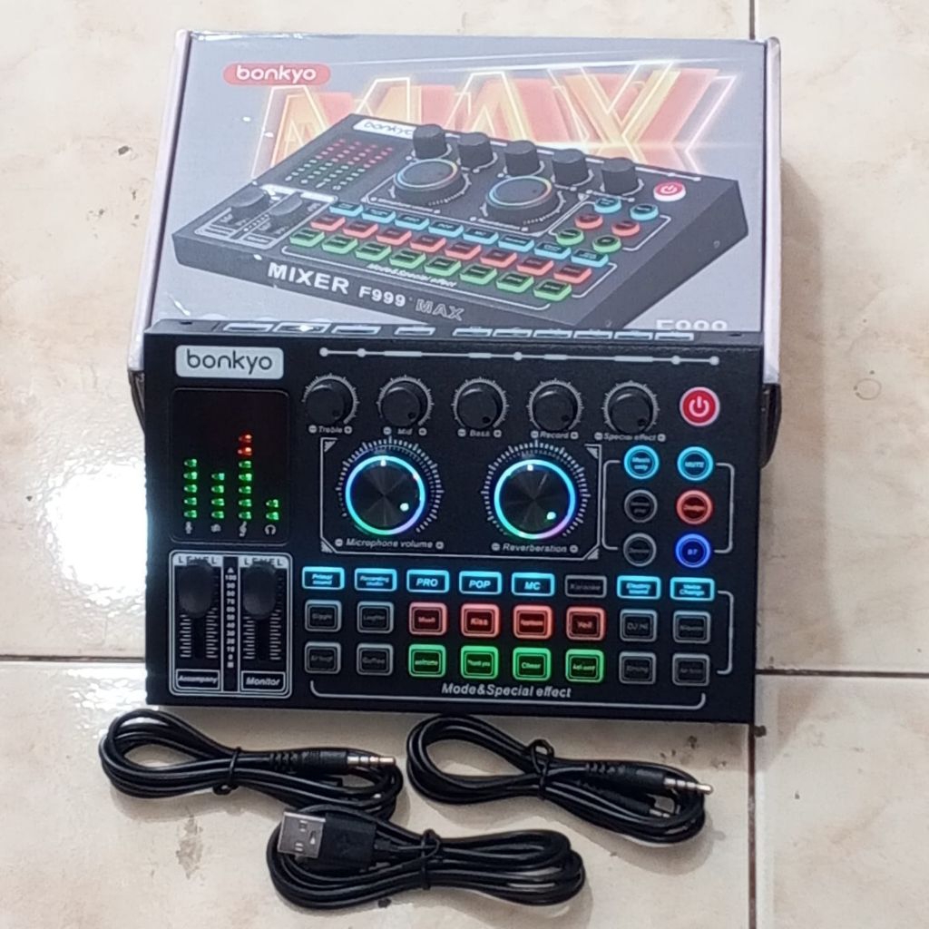 การ์ดเสียง F999 Max Bluetooth คาราโอเกะสด