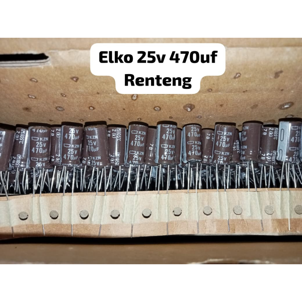 Elko 25v 470uf Elco 25v 470uf Original Renceng