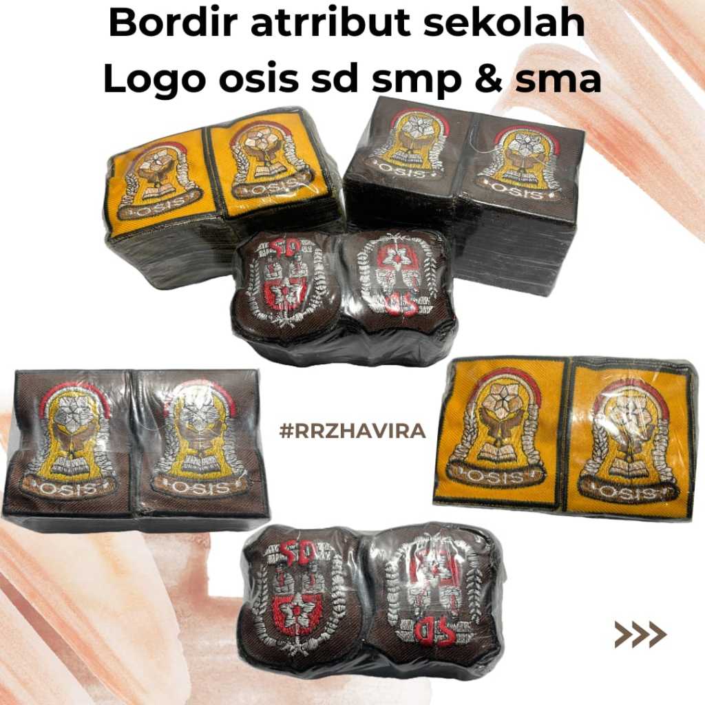 BET/BADGE/EMBLEM/POCKET EMBROIDERY/ELEMENTARY SCHOOL กระเป๋า EMBROIDERY, JUNIOR HIGH SCHOOL OSIS, 0S