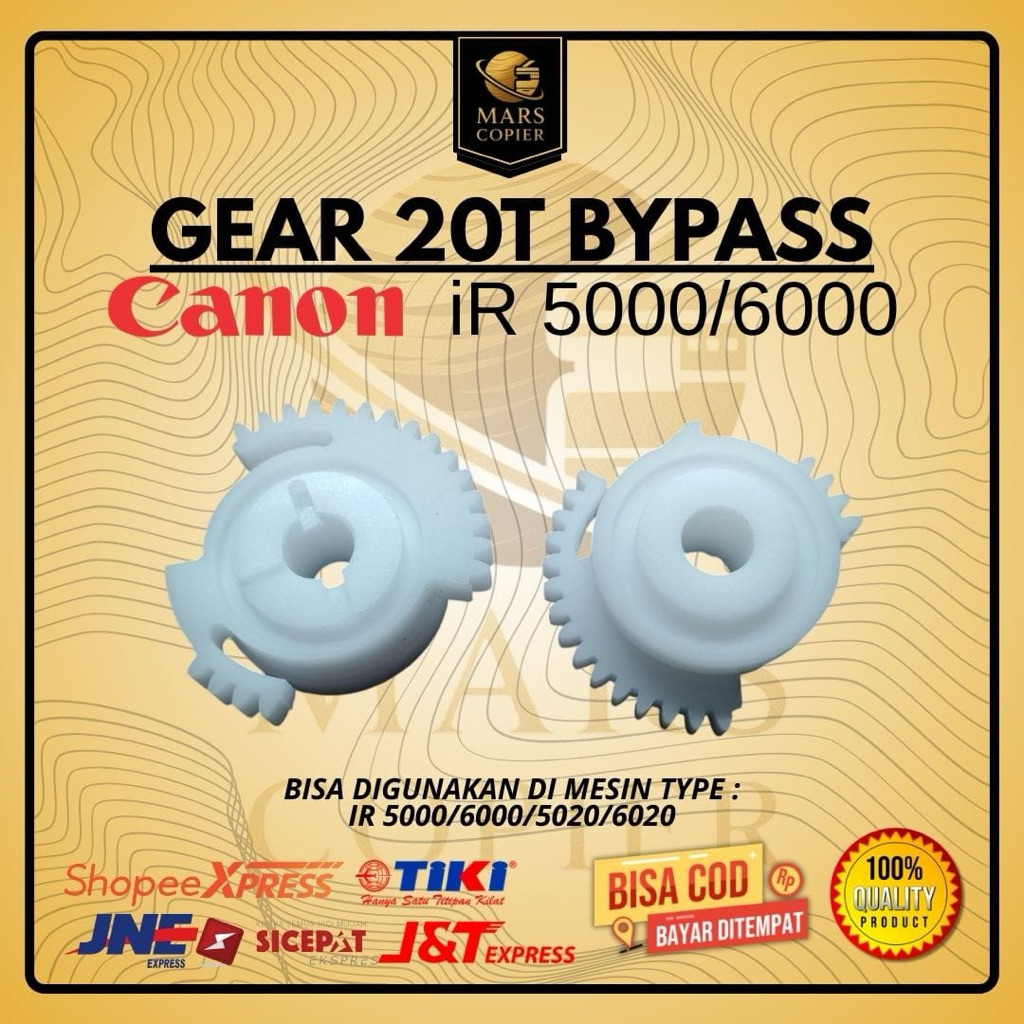 GEAR 20T BYPASS THICK CANON IR 5000 6000 5020 6020