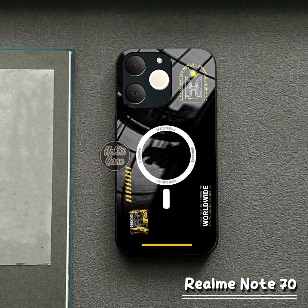 เคส HP Realme Note 70 - Realme Note 70 Glass SoftCase - เคสโทรศัพท์ Realme Note 70 - Silicon For Rea