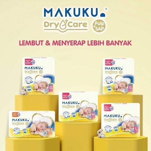 MAKU Dry Care SML XL Pampers ผ้าอ้อมเด็ก แบบกางเกง
