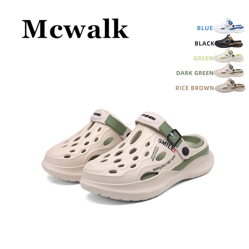Hot product mcwalk crocs wide size 36-45 eva กันลื่น สบาย & ไร้กลิ่น ไซส์ 36-40