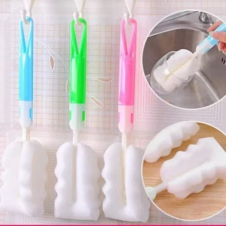 ถ้วยฟองน้ําทําความสะอาดขวดแก้วอุปกรณ์ครัวซักผ้า/ฟองน้ําล้างจาน/ฟองน้ําล้างจาน/ฟองน้ําล้างจานDMO C07