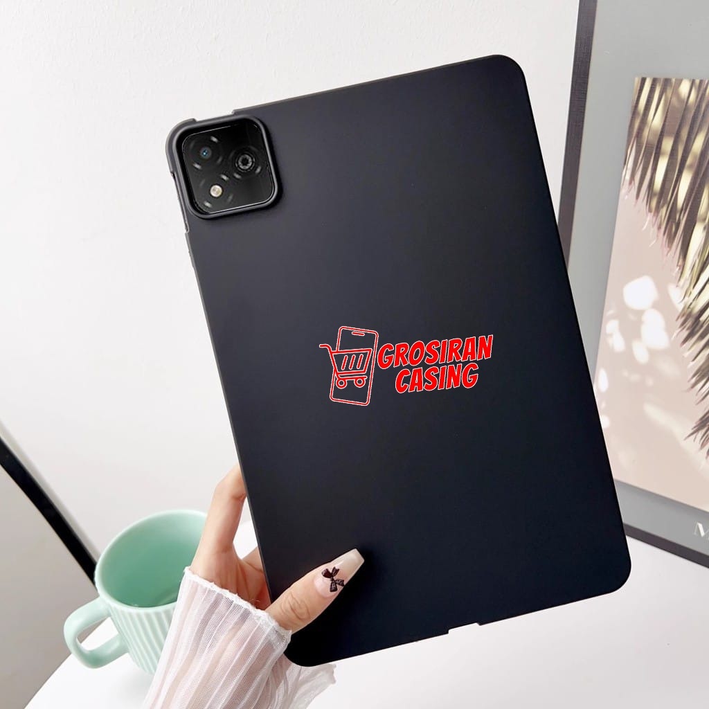 Infinix X Pad Jelly Case Macaron Black Matte Premium Jelly Case