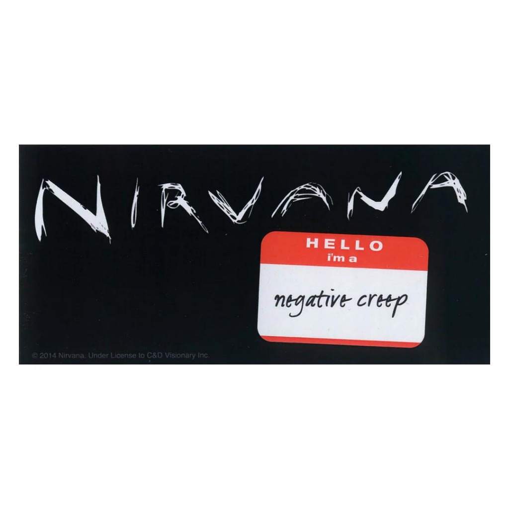 Nirvana - สติ๊กเกอร์ Negative Creep