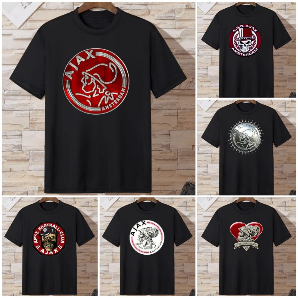 เสื้อฟุตบอล Ajax Amsterdam / เสื้อฟุตบอล Ajax Amsterdam / เสื้อ Nice / เสื้อยืด / เสื้อ Cotton Comba