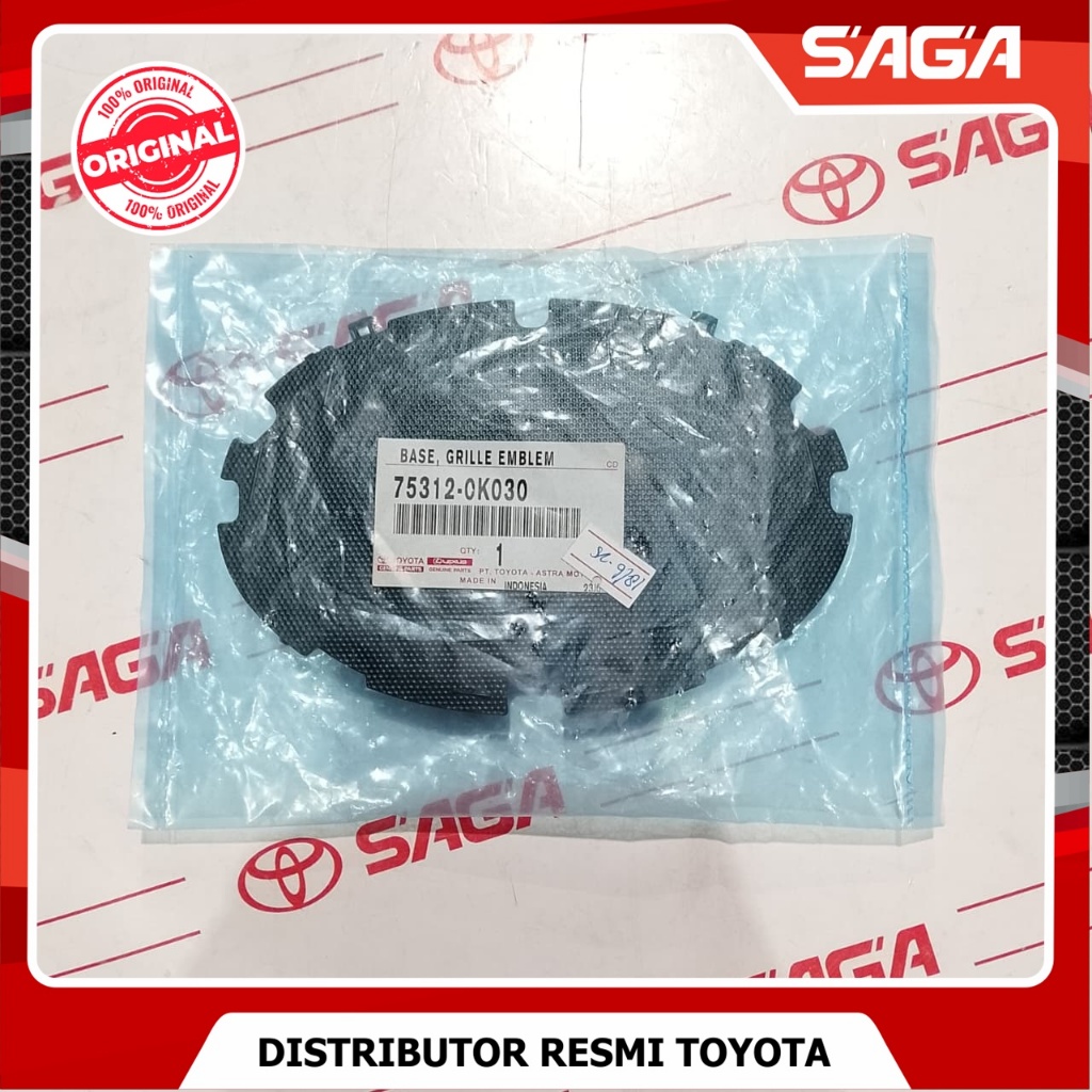 SAGA SAGA | Original Innova Reborn หม้อน้ําย่างด้านหน้าโลโก้ Mount 75312-0K030