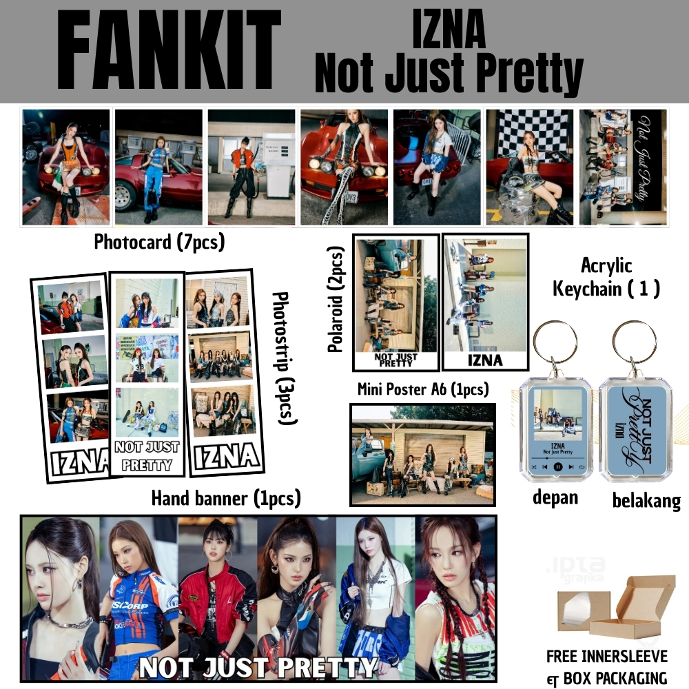 FANKIT IZNA ไม่ใช่ JUST PRETTY 15 รายการ KPOP UNOFFICIAL JEEMIN JUNGEUN SAEBI KOKO MAI SARANG JIYOON