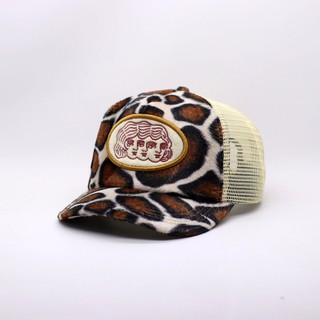 Cropss | Topi trucker topi jaring lidah pendek topi bahan kain bludru bordir motif woman face