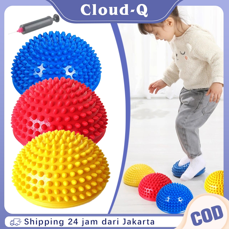 Ball Balance Ball ลูกบอลโยคะ Half Inflatable Balance Training