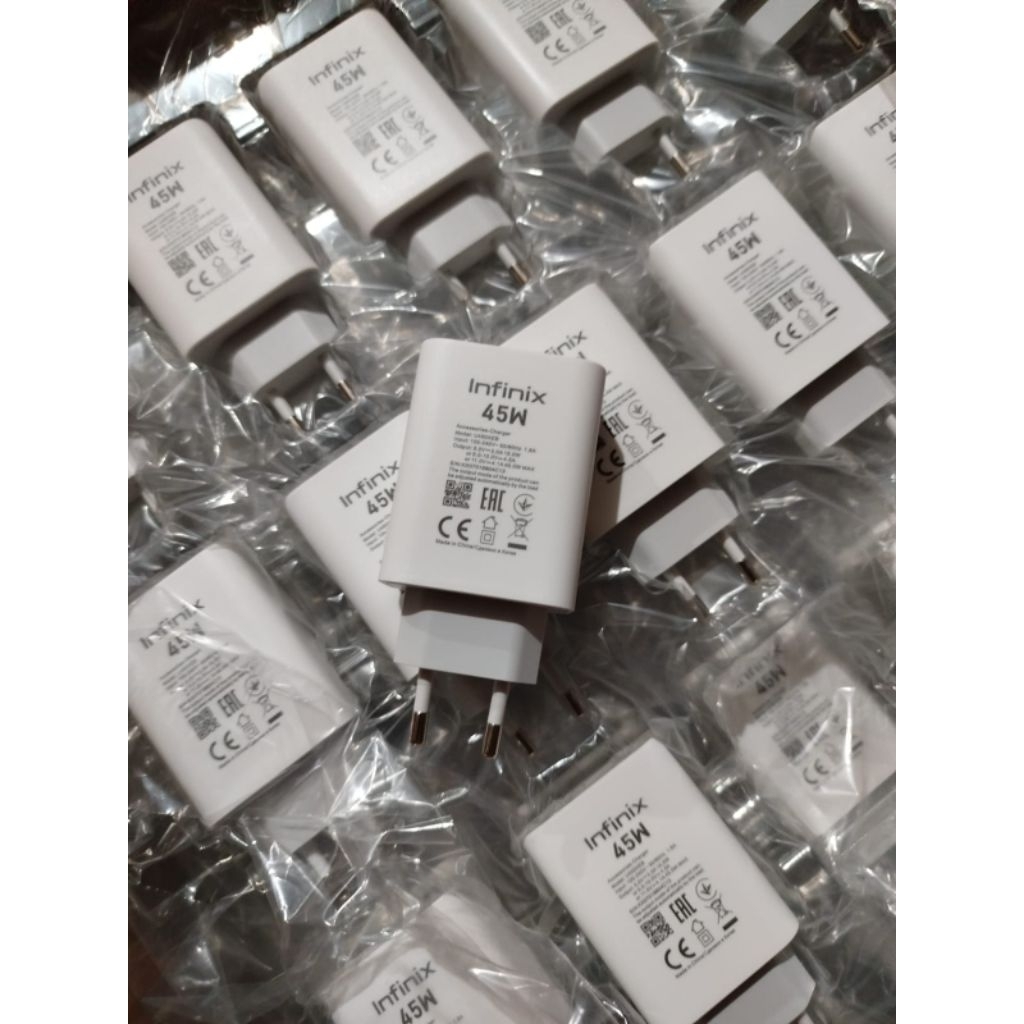 HP ORIGINAL INFINIX 45W FAST CHARGING CHARGER HEAD ADAPTER 45W