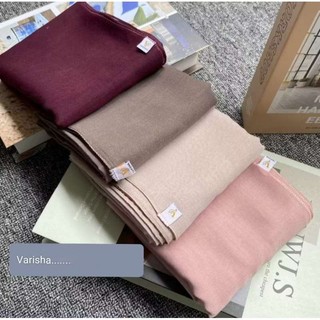 Hijab Paris Polos Jadul Varisha Best Seller etalase #1