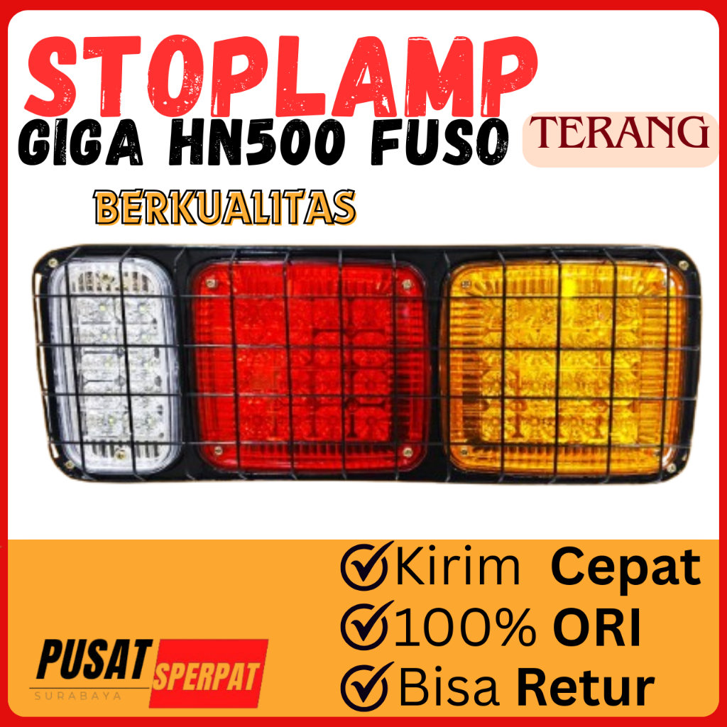 CPU LED Stop Lamp โคมไฟด้านหลัง LED Stop Lamp Giga HN500 Fuso 0502