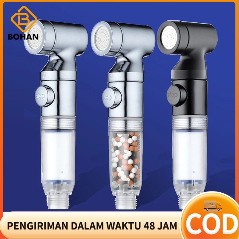 หัวห้องน้ําฝักบัว Jet Bidet Washing Toilet Closet Bidet PP Filter