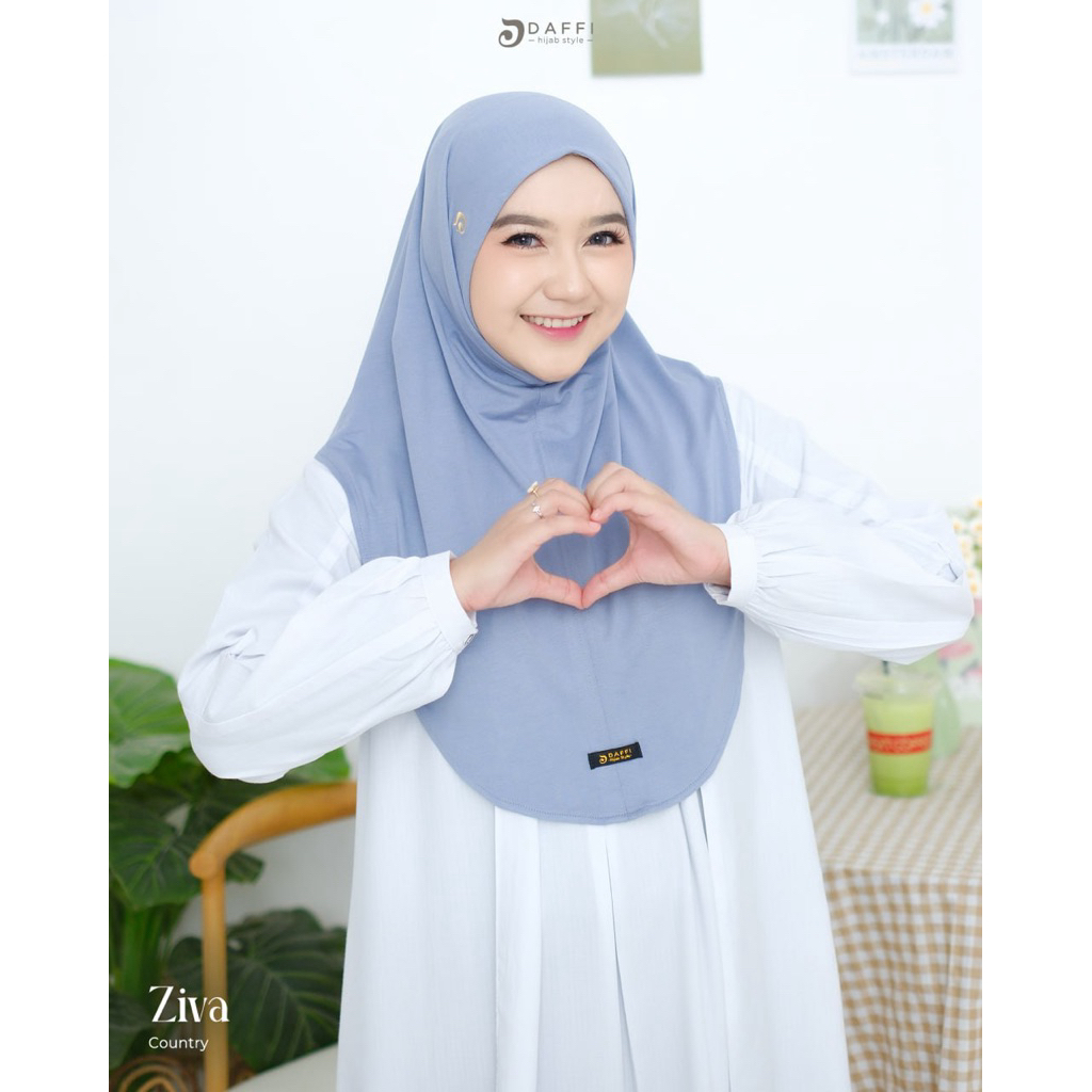 PLAIN INSTANT HIJAB DAFFI SERIES ZIVA MOM
