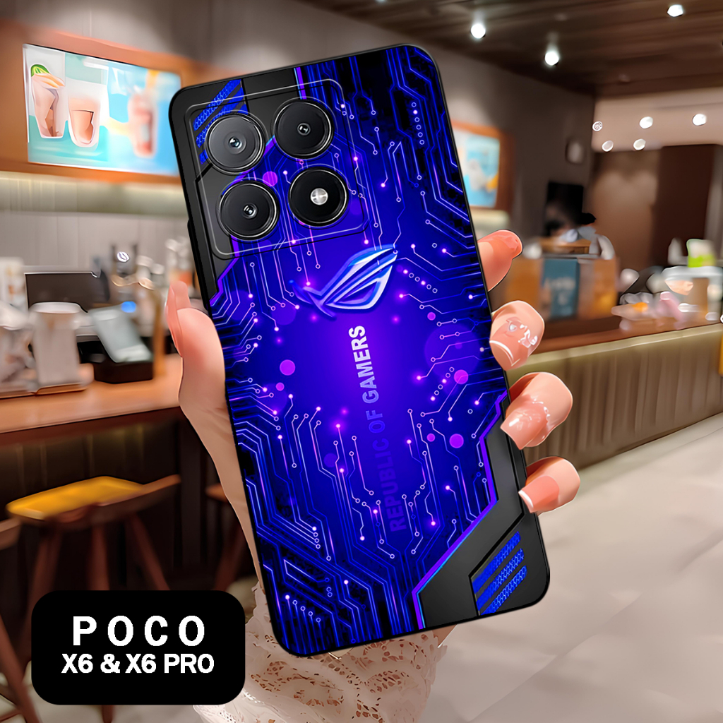 ( SD 7 ) softcase ยางสําหรับ xiaomi poco X6 5G l X6 PRO 5G l M6 PRO 4G l อะนิเมะ motif ปลอก l บทคัดย
