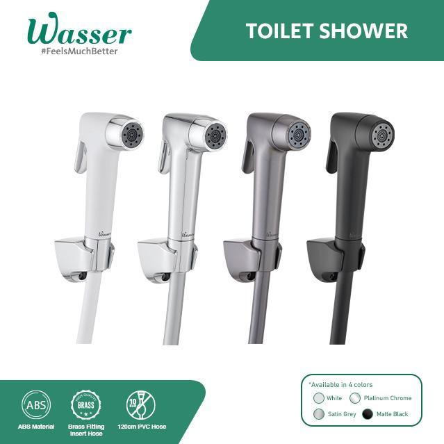 Wasser Toilet Shower พร้อมโหมดเอาต์พุต 2 โหมด และด้ามจับดึง | WS-168TS -