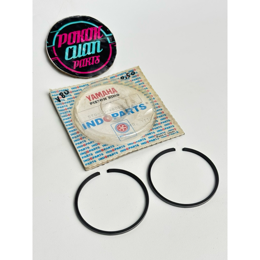 Yamaha V80 แหวนลูกสูบ os 50 indoparts japan 5T0-20 V80ss